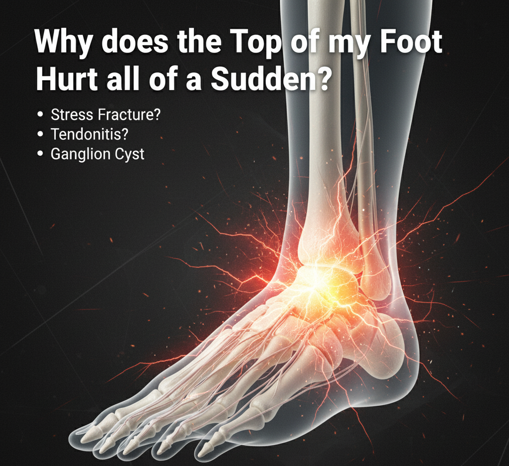 Why does the Top of my Foot Hurt all of a Sudden