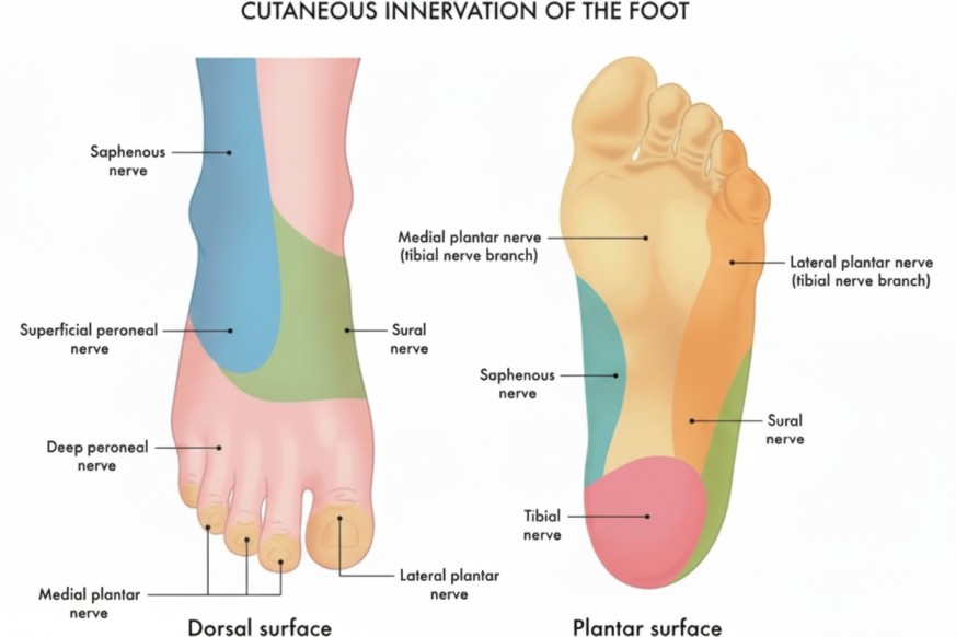 Foot Anatomy Dorsal Surface
