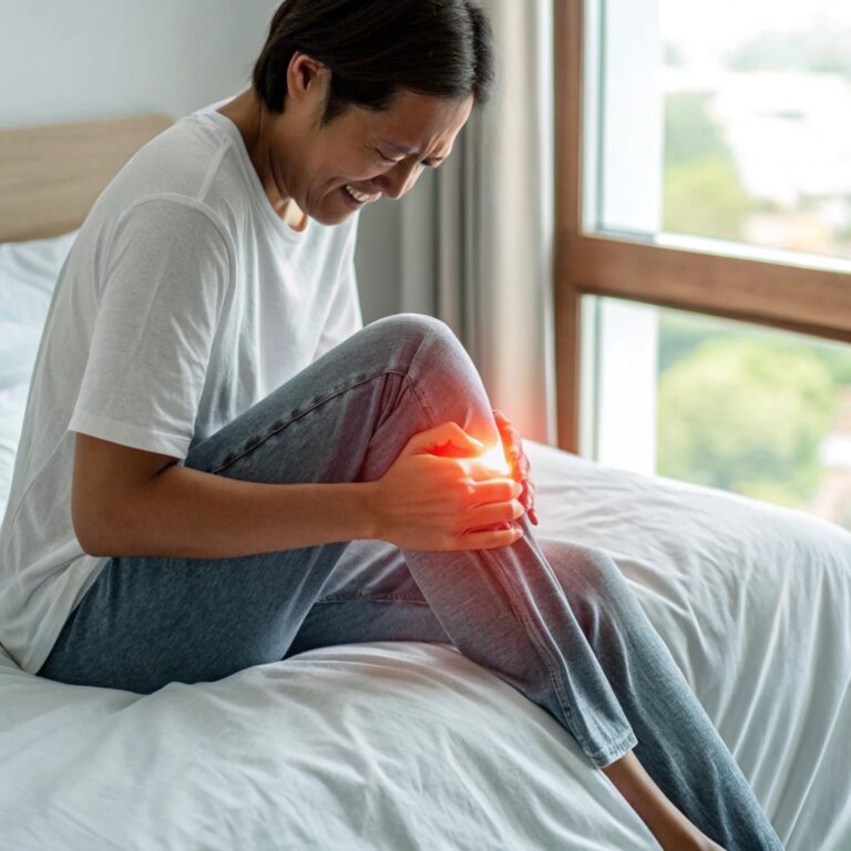 الم الركبة عند الاستيقاظ من النوم