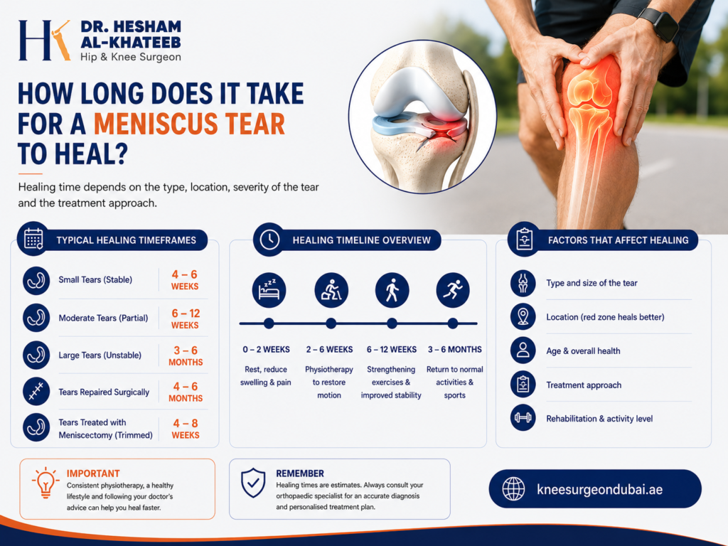how long does a torn meniscus take to heal