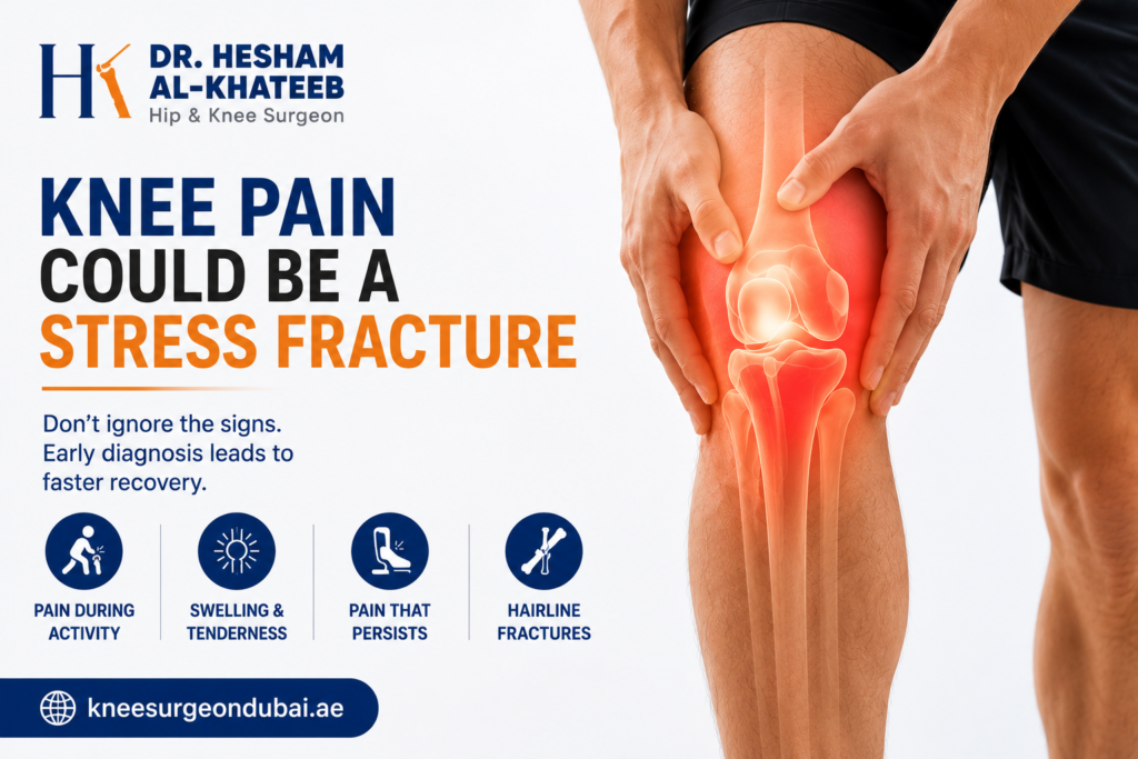 can you get a stress fracture in your knee