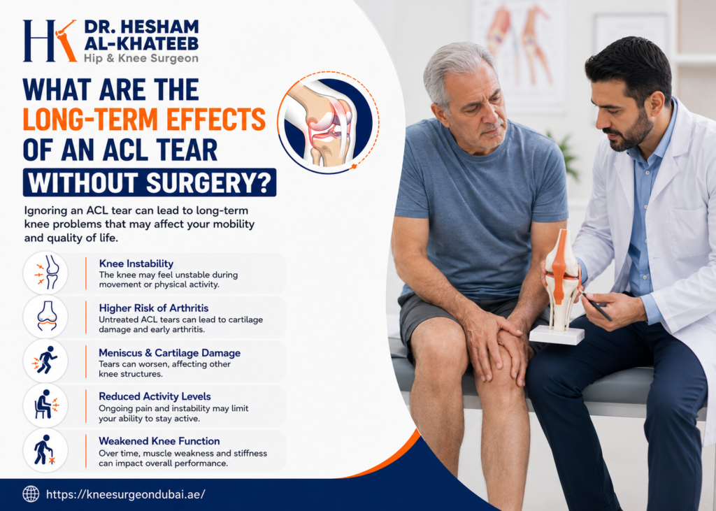 long-term effects of ACL tear without surgery