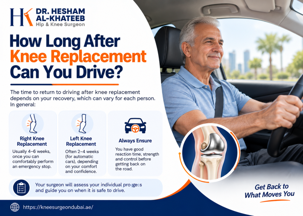 How Long After Knee Replacement Can You Drive